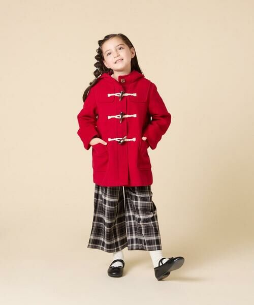 a.v.v / アー・ヴェ・ヴェ その他アウター | [100-160]【アウター人気NO.１】【選べる５色展開/お家で洗える】ライトフェイクウールダッフルコート | 詳細7