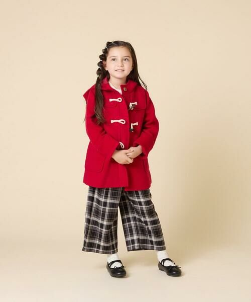 a.v.v / アー・ヴェ・ヴェ その他アウター | [100-160]【アウター人気NO.１】【選べる５色展開/お家で洗える】ライトフェイクウールダッフルコート | 詳細8