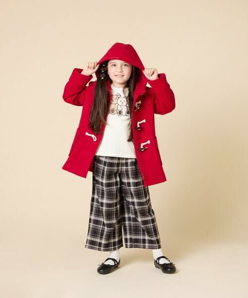 a.v.v / アー・ヴェ・ヴェ その他アウター | [100-160]【アウター人気NO.１】【選べる５色展開/お家で洗える】ライトフェイクウールダッフルコート | 詳細9