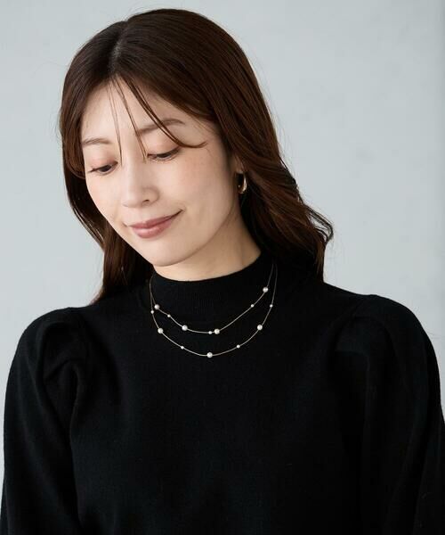 a.v.v / アー・ヴェ・ヴェ ネックレス・ペンダント・チョーカー | パールコンビ2連ネックレス | 詳細1