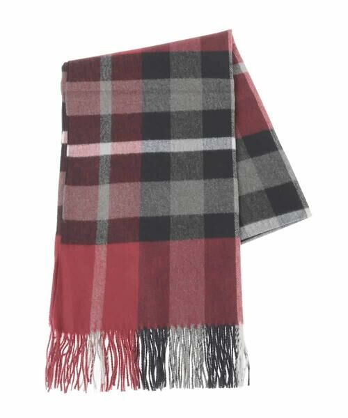 a.v.v / アー・ヴェ・ヴェ マフラー・ショール・スヌード・ストール | チェック柄シアバターストール | 詳細1