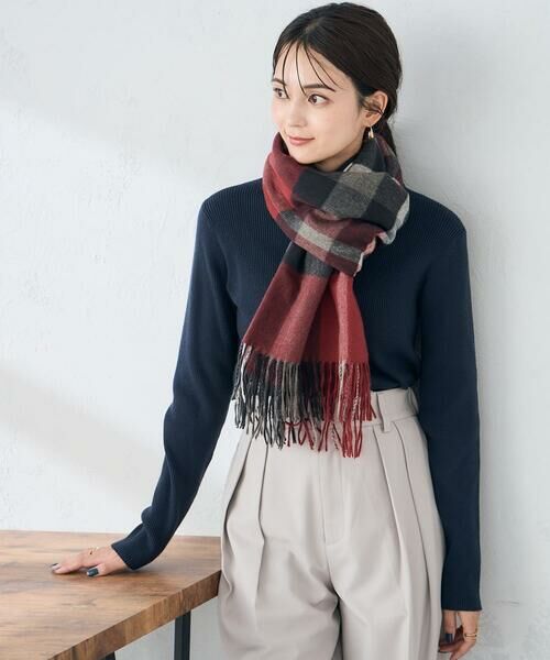 a.v.v / アー・ヴェ・ヴェ マフラー・ショール・スヌード・ストール | チェック柄シアバターストール | 詳細19