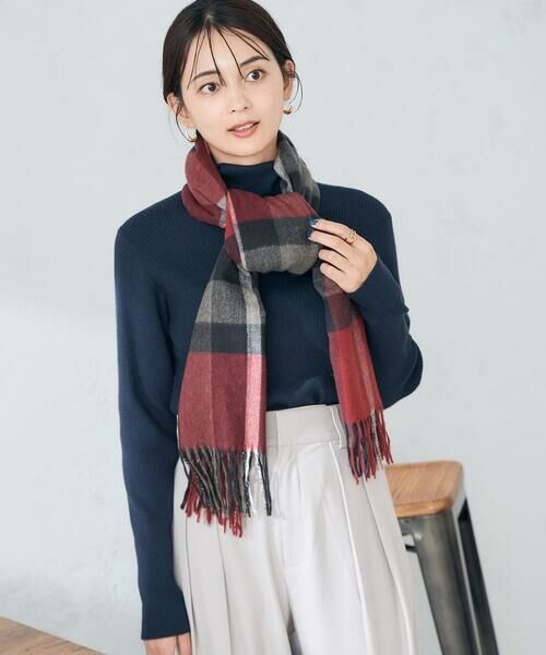 a.v.v / アー・ヴェ・ヴェ マフラー・ショール・スヌード・ストール | チェック柄シアバターストール | 詳細21