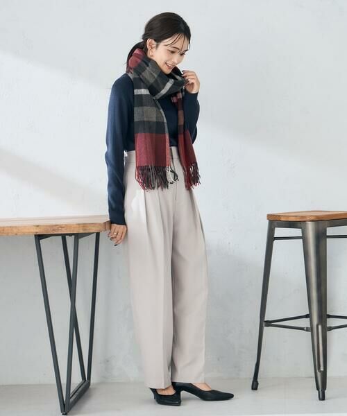 a.v.v / アー・ヴェ・ヴェ マフラー・ショール・スヌード・ストール | チェック柄シアバターストール | 詳細23