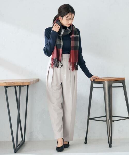 a.v.v / アー・ヴェ・ヴェ マフラー・ショール・スヌード・ストール | チェック柄シアバターストール | 詳細24