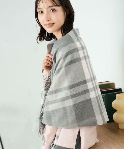 a.v.v / アー・ヴェ・ヴェ マフラー・ショール・スヌード・ストール | チェック柄シアバターストール | 詳細26