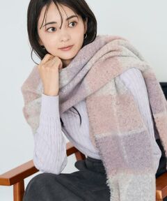 a.v.v / アー・ヴェ・ヴェ マフラー・ショール・スヌード・ストール | チェック柄ボリュームマフラー