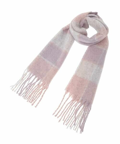 a.v.v / アー・ヴェ・ヴェ マフラー・ショール・スヌード・ストール | チェック柄ボリュームマフラー | 詳細2