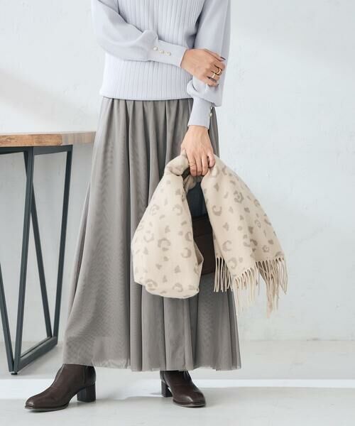 a.v.v / アー・ヴェ・ヴェ マフラー・ショール・スヌード・ストール | レオパードストール | 詳細1