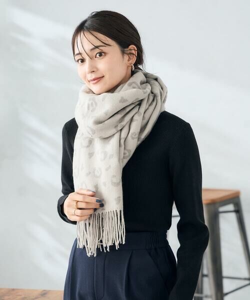 a.v.v / アー・ヴェ・ヴェ マフラー・ショール・スヌード・ストール | レオパードストール | 詳細10