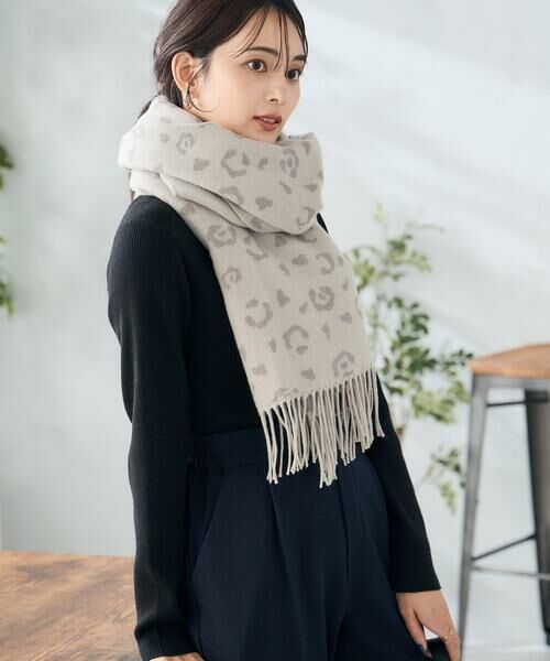 a.v.v / アー・ヴェ・ヴェ マフラー・ショール・スヌード・ストール | レオパードストール | 詳細11