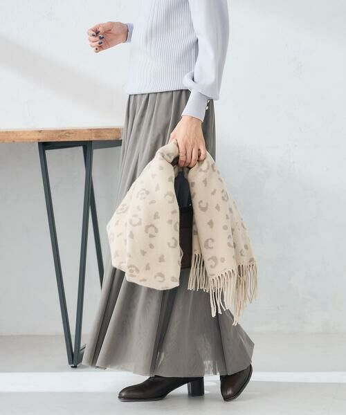 a.v.v / アー・ヴェ・ヴェ マフラー・ショール・スヌード・ストール | レオパードストール | 詳細2