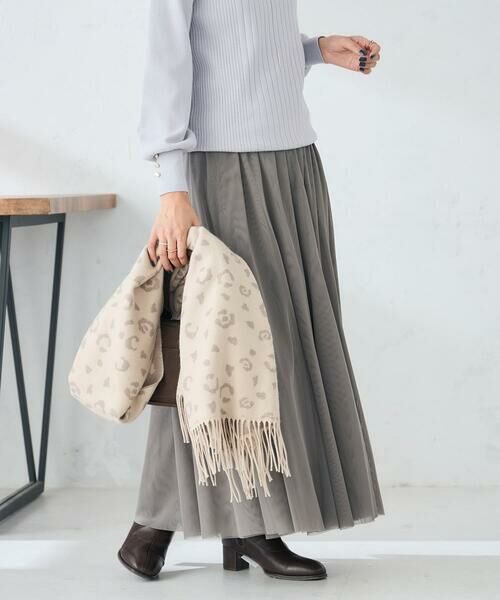 a.v.v / アー・ヴェ・ヴェ マフラー・ショール・スヌード・ストール | レオパードストール | 詳細3