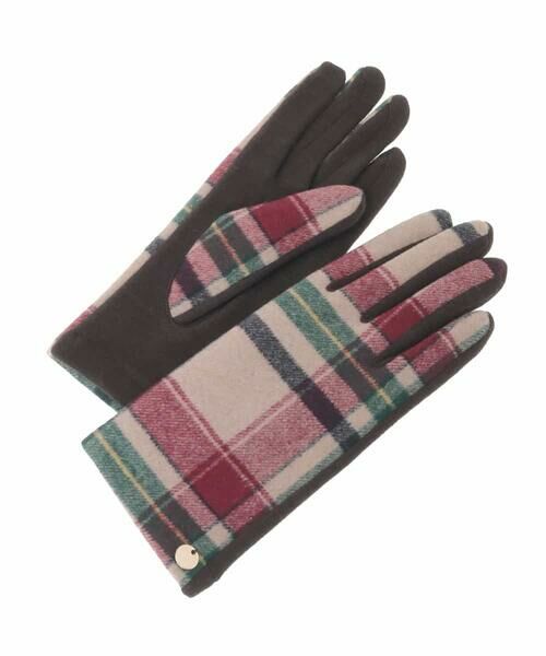 a.v.v / アー・ヴェ・ヴェ 手袋 | 【スマホ対応】アソート柄手袋（レッド）