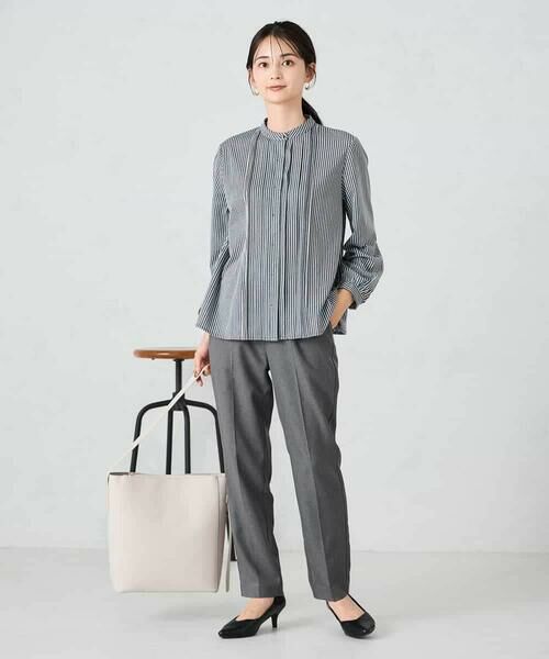 a.v.v / アー・ヴェ・ヴェ シャツ・ブラウス | ピンタックトップス | 詳細7