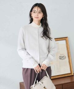 a.v.v / アー・ヴェ・ヴェ カーディガン・ボレロ | ヘアリーラメクルーネックカーディガン