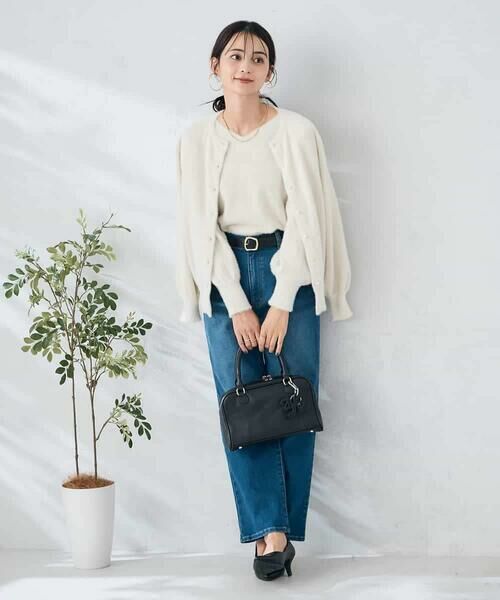 a.v.v / アー・ヴェ・ヴェ カーディガン・ボレロ | ヘアリーラメクルーネックカーディガン | 詳細17