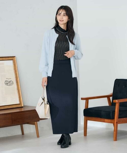 a.v.v / アー・ヴェ・ヴェ カーディガン・ボレロ | ヘアリーラメクルーネックカーディガン | 詳細4