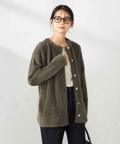a.v.v / アー・ヴェ・ヴェ カーディガン・ボレロ | フェレットライクフェザーダブルフェイスカーディガン
