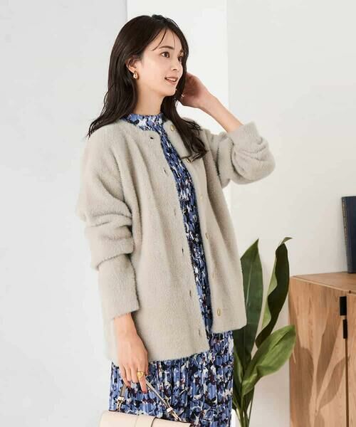 a.v.v / アー・ヴェ・ヴェ カーディガン・ボレロ | フェレットライクフェザーダブルフェイスカーディガン | 詳細10
