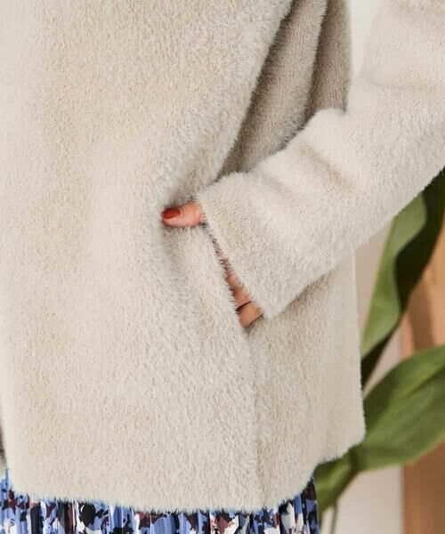 a.v.v / アー・ヴェ・ヴェ カーディガン・ボレロ | フェレットライクフェザーダブルフェイスカーディガン | 詳細20