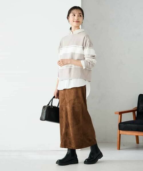 a.v.v / アー・ヴェ・ヴェ ニット・セーター | 【2点セット】クロップドニット&ベーシックブラウス | 詳細10