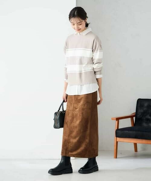 a.v.v / アー・ヴェ・ヴェ ニット・セーター | 【2点セット】クロップドニット&ベーシックブラウス | 詳細13