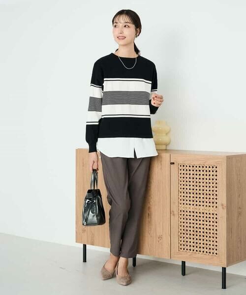 a.v.v / アー・ヴェ・ヴェ ニット・セーター | 【2点セット】クロップドニット&ベーシックブラウス | 詳細22
