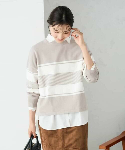 a.v.v / アー・ヴェ・ヴェ ニット・セーター | 【2点セット】クロップドニット&ベーシックブラウス | 詳細6