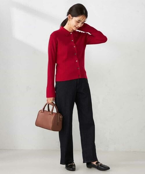 a.v.v / アー・ヴェ・ヴェ ニット・セーター | 襟付きリブニット | 詳細13