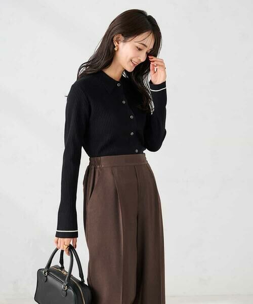 a.v.v / アー・ヴェ・ヴェ ニット・セーター | 襟付きリブニット | 詳細15