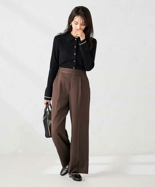 a.v.v / アー・ヴェ・ヴェ ニット・セーター | 襟付きリブニット | 詳細18