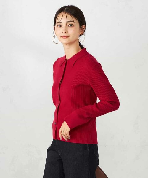 a.v.v / アー・ヴェ・ヴェ ニット・セーター | 襟付きリブニット | 詳細4