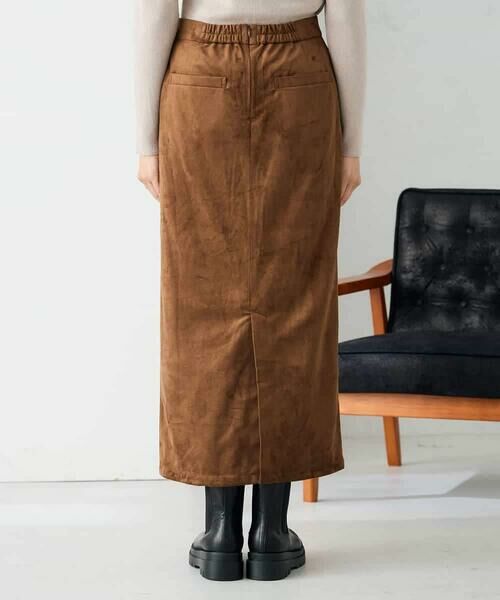 a.v.v / アー・ヴェ・ヴェ ロング・マキシ丈スカート | 【洗える】フェイクスエードナローロングスカート | 詳細17