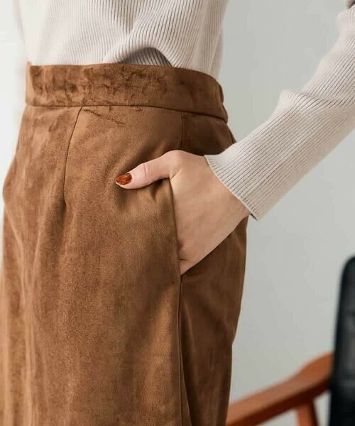 a.v.v / アー・ヴェ・ヴェ ロング・マキシ丈スカート | 【洗える】フェイクスエードナローロングスカート | 詳細20