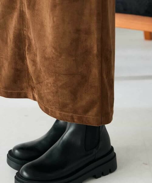 a.v.v / アー・ヴェ・ヴェ ロング・マキシ丈スカート | 【洗える】フェイクスエードナローロングスカート | 詳細21