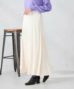 a.v.v / アー・ヴェ・ヴェ ロング・マキシ丈スカート | 【マシンウォッシャブル】セミフレアスカート