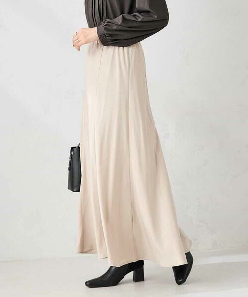 a.v.v / アー・ヴェ・ヴェ ロング・マキシ丈スカート | 【マシンウォッシャブル】セミフレアスカート | 詳細11