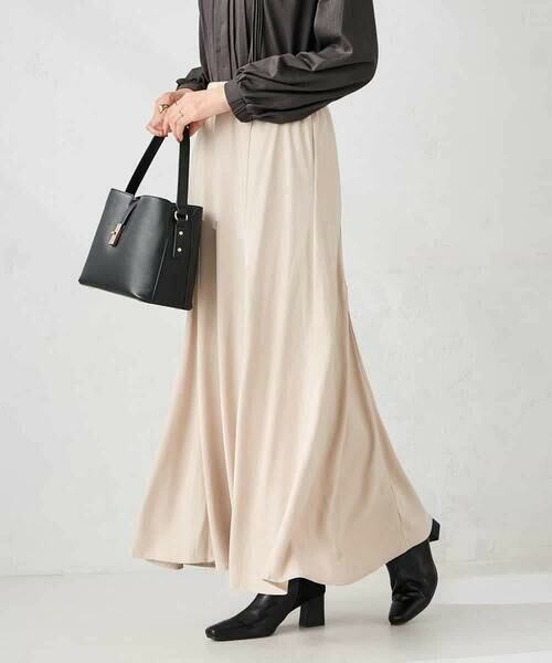 a.v.v / アー・ヴェ・ヴェ ロング・マキシ丈スカート | 【マシンウォッシャブル】セミフレアスカート | 詳細12
