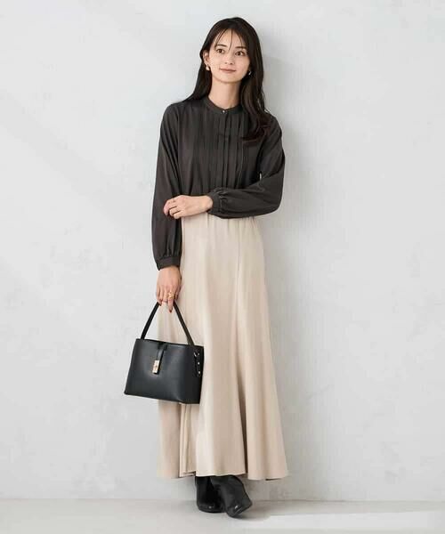 a.v.v / アー・ヴェ・ヴェ ロング・マキシ丈スカート | 【マシンウォッシャブル】セミフレアスカート | 詳細13