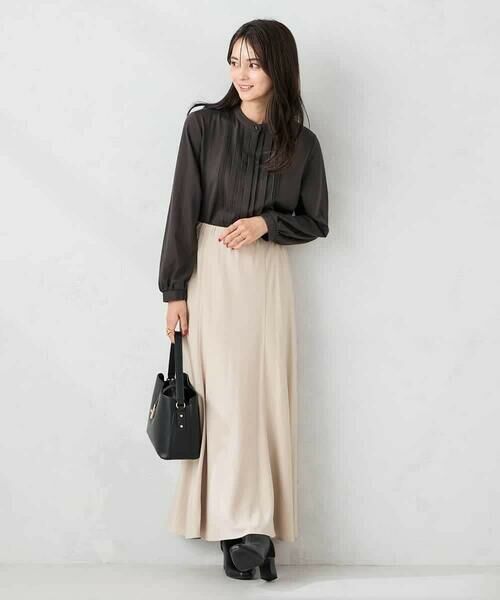 a.v.v / アー・ヴェ・ヴェ ロング・マキシ丈スカート | 【マシンウォッシャブル】セミフレアスカート | 詳細14