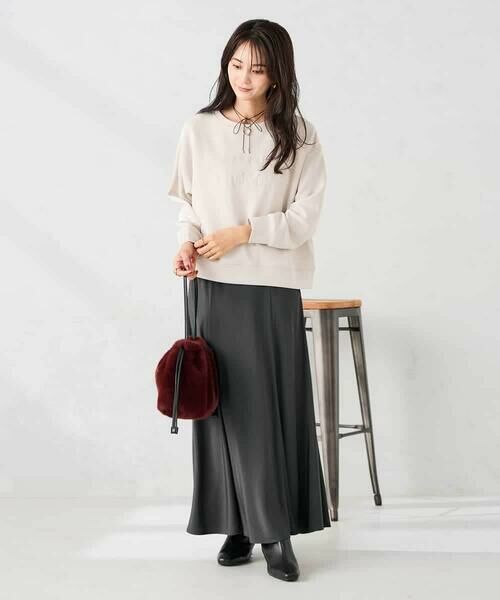 a.v.v / アー・ヴェ・ヴェ ロング・マキシ丈スカート | 【マシンウォッシャブル】セミフレアスカート | 詳細20