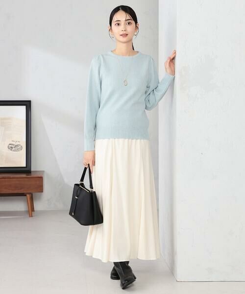 a.v.v / アー・ヴェ・ヴェ ロング・マキシ丈スカート | 【マシンウォッシャブル】セミフレアスカート | 詳細6