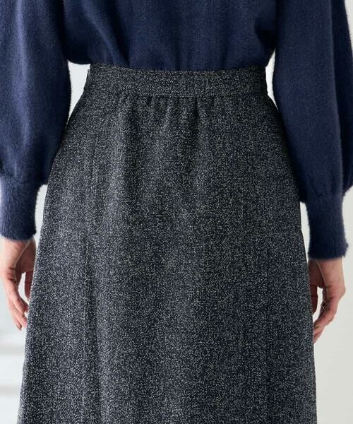 a.v.v / アー・ヴェ・ヴェ ロング・マキシ丈スカート | ツイード調裾フリンジAラインスカート | 詳細20