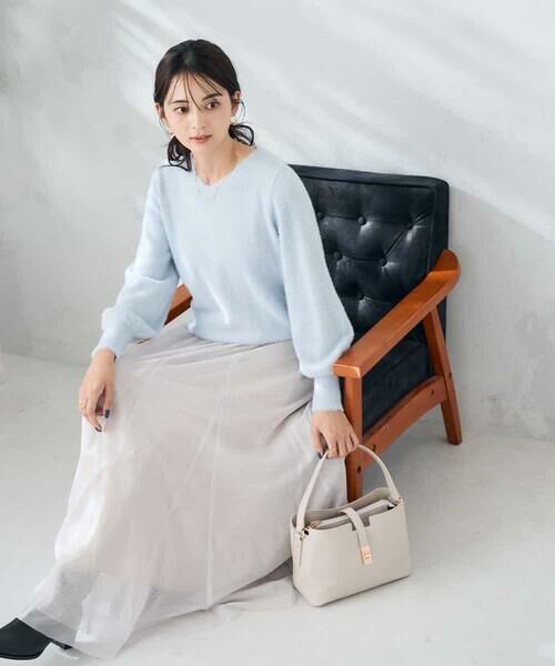 a.v.v / アー・ヴェ・ヴェ ロング・マキシ丈スカート | 【洗える】チュールフレアスカート | 詳細10