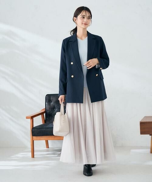 a.v.v / アー・ヴェ・ヴェ ロング・マキシ丈スカート | 【洗える】チュールフレアスカート | 詳細12