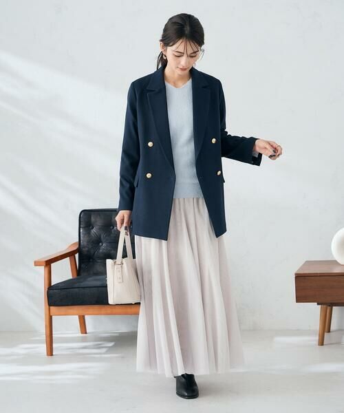 a.v.v / アー・ヴェ・ヴェ ロング・マキシ丈スカート | 【洗える】チュールフレアスカート | 詳細13