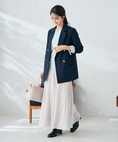 a.v.v / アー・ヴェ・ヴェ ロング・マキシ丈スカート | 【洗える】チュールフレアスカート | 詳細14