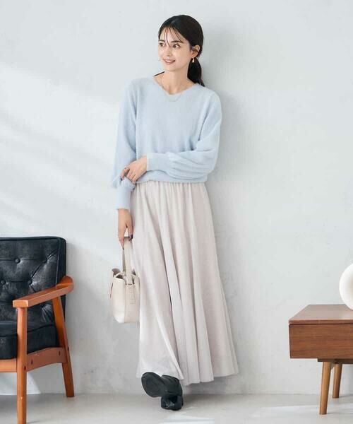 a.v.v / アー・ヴェ・ヴェ ロング・マキシ丈スカート | 【洗える】チュールフレアスカート | 詳細9