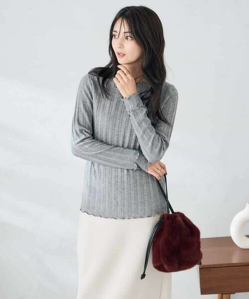 a.v.v / アー・ヴェ・ヴェ カットソー | ボートネックラメトップス | 詳細12